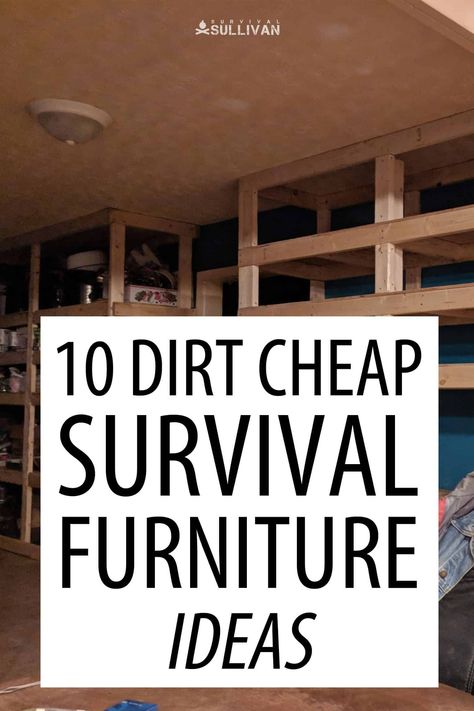 Frugal Habits, Homemade Furniture, Home Binder, Homestead Gardens, Survival Life Hacks, Emergency Preparation, Dirt Cheap, Best Money Saving Tips, Prepper Survival