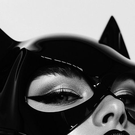 Catwoman Comic, Batman And Catwoman, Selina Kyle, Cat Mask, Old Days, The Old Days, Feminine Aesthetic, Black & White, Catwoman