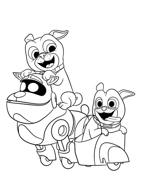 Puppy Dog Pals Cartoon Goodies, toys and images Puppy Dog Pals, Baby Coloring Pages, Puppy Coloring Pages, Easiest Dogs To Train, Dog Coloring Page, Coloring Page Ideas, Cartoon Coloring Pages, Animal Coloring, Disney Coloring Pages