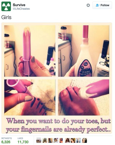 Do It Yourself Nails, Danny Tanner, Mommy Hacks, Awesome Nails, Toenail Polish, Beauty Diy, E Mc2, Bright Ideas, Life Hack