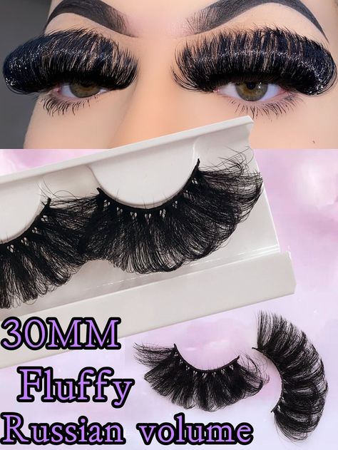 1pair Volumized False Eyelashes Weird Ads, Dramatic Lashes, Soft Dramatic, False Eyelash Extensions, Full Volume, Strip Lashes, False Lashes, Cute Makeup, Just For Laughs Videos