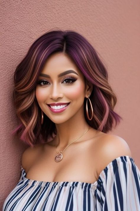 Embrace Spring 2024 with Trendy Medium Length Hair Colors 2024 Hair Color Trends For Women Brunette, Bold Hair Color, Cute Hair Colors, Extension Hair, Spring Hair Color, Hair Color For Women, Edgy Hair, Trendy Hair Color, Haircut And Color