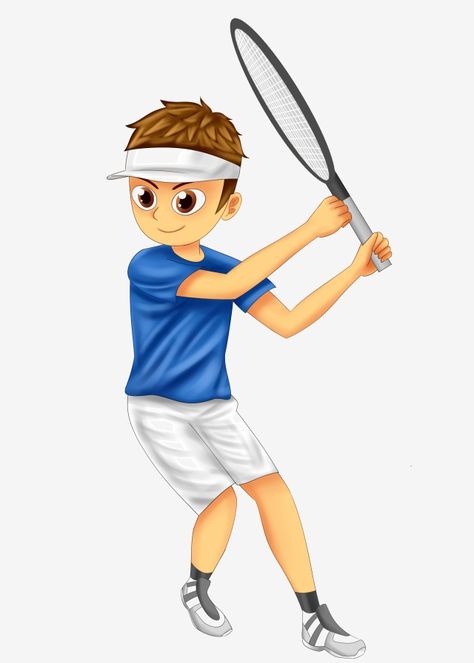 Tennis Cartoon, Tennis Clipart, Tennis Drawing, Fitness Clipart, Sports Clipart, Boy Clipart, 2000 Cartoons, Tennis Games, Kids Tennis