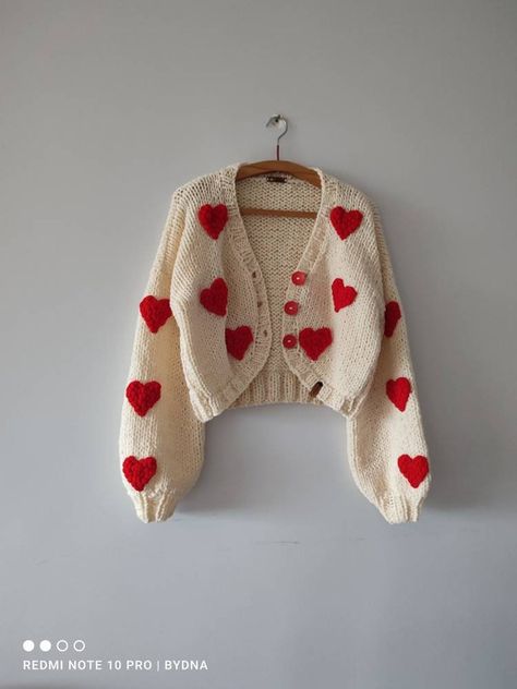 One Heart One Love Gift Cardigan Custom Order 13 Heart - Etsy Romania Walmart Heart Sweater, Cool Sweaters Heart, Orange Heart Sweater, Mini Hearts Sweater, I Heart Me Sweater, Sweaters With Hearts, Brown Heart Sweater, Sweet Heart Sweater, Valentines Day Cardigan