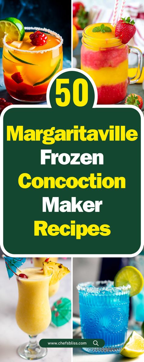 50+ Easy Margaritaville Frozen Concoction Maker Recipes to Try Today! Margarita Recipes For Margaritaville Machine, Margaritaville Recipes Machine, Margarita Recipes For Margarita Machine, Recipes For Margaritaville Machine, Easy Margarita Recipes Frozen, Frozen Cocktails Recipes, Frozen Blue Margarita Recipe, Frozen Concoction Maker Recipes, Margaritaville Cocktails