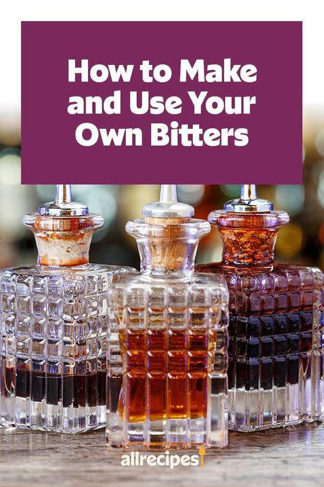 Drinks With Bitters, Homemade Bitters Recipe, Orange Bitters Recipe, Diy Bitters, Herbal Bitters, How To Make Bitters, Cocktails Classic, Homemade Liqueur Recipes, Digestive Bitters