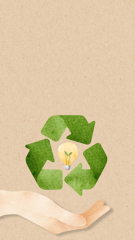 Sustainability Illustration Graphics, Recycle Wallpaper, Recycling Aesthetic, Recycle Background, Recycle Illustration, Sustainability Illustration, Sustainability Art, Light Bulb Design, Recycle Design