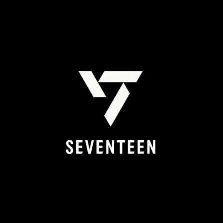 Txt Logo 2022, Say The Name Seventeen Logo, Seventeen Logo Black, Seventeen New Logo, Seventeen Photocard Back Design, Seventeen Carat Logo, Seventeen Logo Aesthetic, Hybe Logo, Seventeen Logo Wallpaper