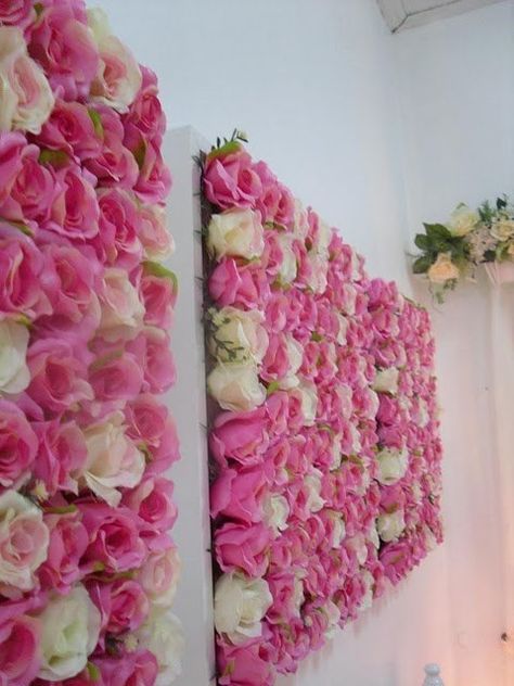 <a href="http://www.bedifferentactnormal.com/2011/01/setting-table-for-valentines-day.html" target="_blank">Framed Roses</a> Flower Headboard, Big Girl Rooms, Arte Floral, Kids' Room, My New Room, Girl's Room, Girl Nursery, Girl Room, Flower Wall