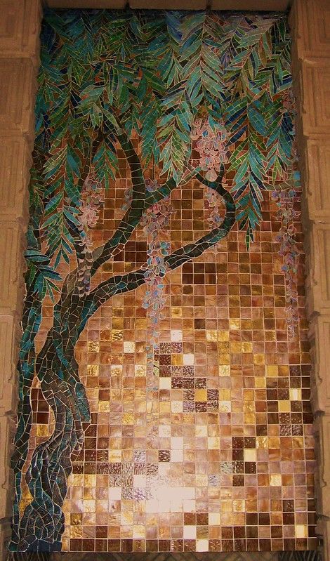 Mosaic Tree Art, Ennis House, Decoration Shabby, Mosaic Madness, Mosaic Stained, Mosaic Tile Art, Mosaic Murals, Mosaic Design, Mosaic Artwork