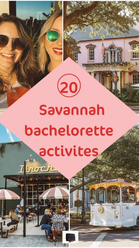 My REAL savannah bachelorette party! If you’re looking for something with Southern Charm, but a little more off the beaten path, a Savannah girls trip may be just what you’re looking for. With its fun nightlife scene, relaxed open container laws, and proximity to the water, Savannah Georgia is the perfect bachelorette party destination. Bachelorette Themes Savannah Ga, Savannah Ga Bachelorette Weekend, Bachelorette Party Ideas Places, Savannah Girls Weekend, Bachelorette In Savannah Ga, Bachelorette Savannah Georgia, Savannah Bachelorette Itinerary, Bachelorette Party Savannah Ga, Tybee Island Bachelorette