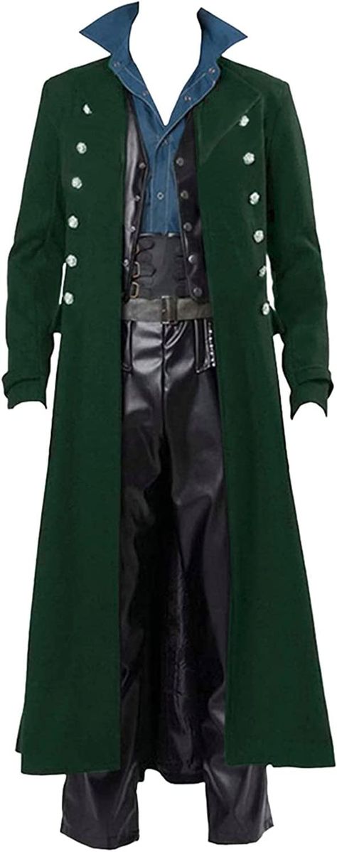 Steampunk Coat, Festival Coats, Steampunk Jacket, Gothic Coat, Costume Noir, Style Steampunk, Frock Coat, Long Frocks, Mens Halloween Costumes