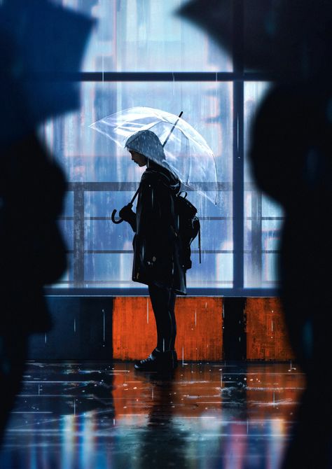 ArtStation - Daily Sketches- Rainy day, Surendra Rajawat Surendra Rajawat, Photo Study, Swipe Right, Human Poses Reference, Arte Inspo, Trik Fotografi, Art Poses, Pose Reference Photo, Night Aesthetic