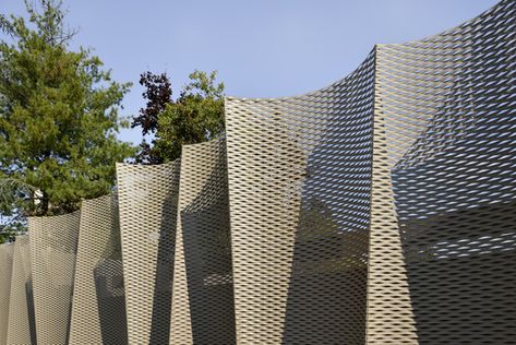 Gallery of Velenje Car Park / ENOTA - 32 Aspen Art Museum, Aspen Art, Metal Facade, Concrete Forms, Space Frame, Park Pictures, Rural Landscape, Ljubljana, Architectural Inspiration