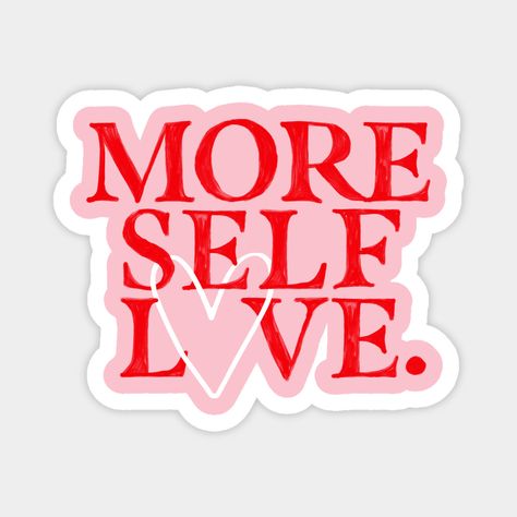 Self care is so important! You can’t take good care of others until you take care of yourself first. The new “More Self Love” design by JJ is the perfect reminder to be kind to you and to love yourself more.© The Love Shop -- Choose from our vast selection of magnets to match with your desired size to make the perfect custom magnet. Pick your favorite: Movies, TV Shows, Art, and so much more! Available in two sizes. Perfect to decorate your fridge, locker, or any magnetic surface with. Valentines Day Self Love, Macbook Cover Stickers, Self Love Stickers, Self Care Stickers, More Self Love, Love Magnet, Funny Stick Figures, Love Yourself More, Laptop Case Stickers