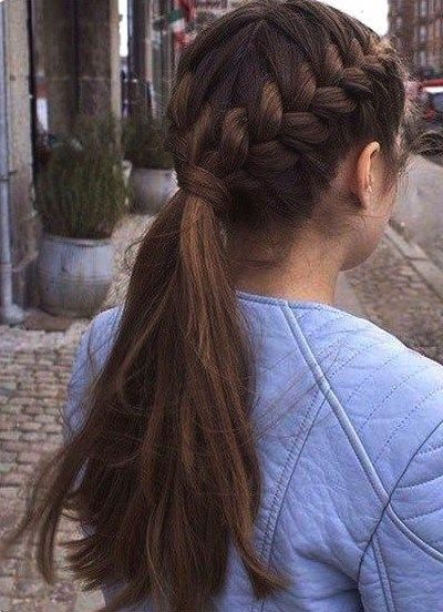 13 Hairstyles, Hairstyle Ponytail, Pony Hairstyles, Ponytail Hairstyle, Cute Braided Hairstyles, A Ponytail, Peinados Fáciles Para Cabello Corto, Trending Hairstyles, Round Faces