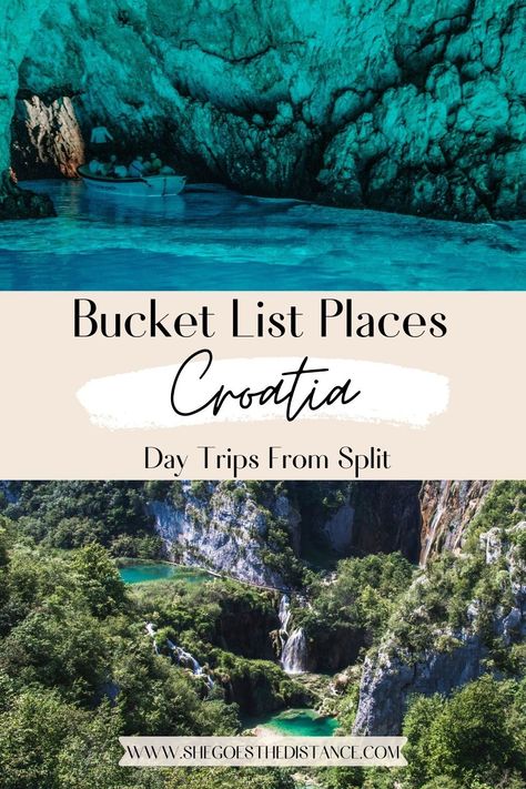 Things To Do In Croatia Bucket Lists, One Week In Croatia, Croatia Places To Visit, Croatia Itinerary One Week, One Day In Split Croatia, Best Places To Visit In Croatia, Best Places In Croatia, Best Beaches In Croatia, Croatia Itinerary 5 Days