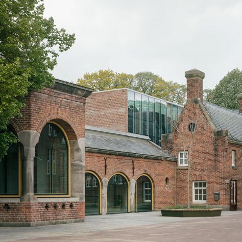 Dezeen's top 10 reuse architecture projects of 2022 Museum Cafe, Adaptive Reuse, Timberlands, Arched Windows, Brick Building, Exhibition Space, Brickwork, Site Plan, Design Museum