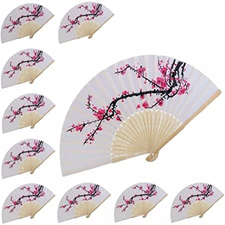 10 pcs Delicate Cherry Blossom Design Silk Folding hand Fan wedding Favors Gifts WEN FEIYU: Ornaments: Amazon.com.au Cherry Blossom Party, Fan Wedding Favors, Fan Favors, Japanese Party, Cherry Blossom Design, Hand Fans For Wedding, Wedding Favors And Gifts, Japanese Wedding, Folding Hand Fan