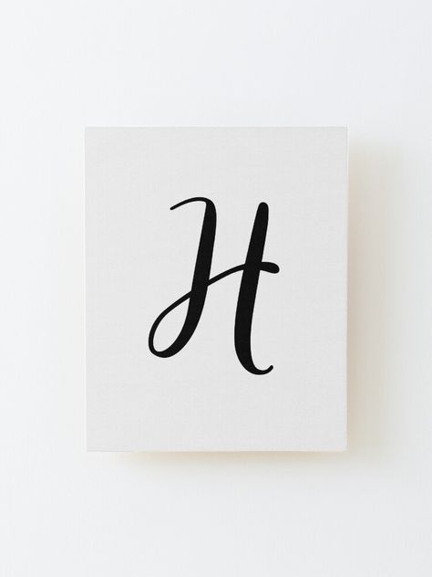 H Calligraphy Letter, H In Cursive, H With Heart, Letter H Tattoo, H Calligraphy, Cursive H, H Font, Calligraphy H, Letter H Design