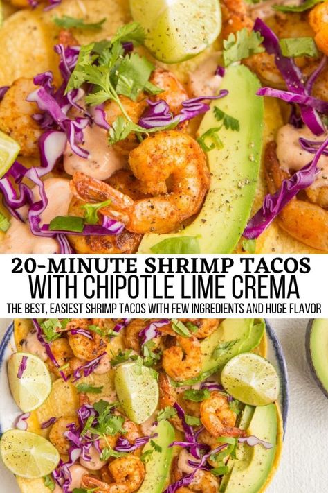 Shrimp Recipes Chipotle, Shrimp Taco Bowl With Creamy Chipotle Sauce, Creamy Sauce For Shrimp Tacos, Chipotle Lime Shrimp Tacos, Honey Lime Shrimp Tacos, Crock Pot Shrimp Tacos, Shrimp And Bacon Tacos, Shrimp Tacos With Chipotle Sauce, Shrimp Tacos Chipotle Sauce