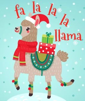 christmas llama printable Christmas Card Stock, Christmas Llama, Llama Christmas, Gift Vector, Llama Gifts, Cute Llama, Holiday Printables, Merry Christmas Card, Holiday Greeting Cards