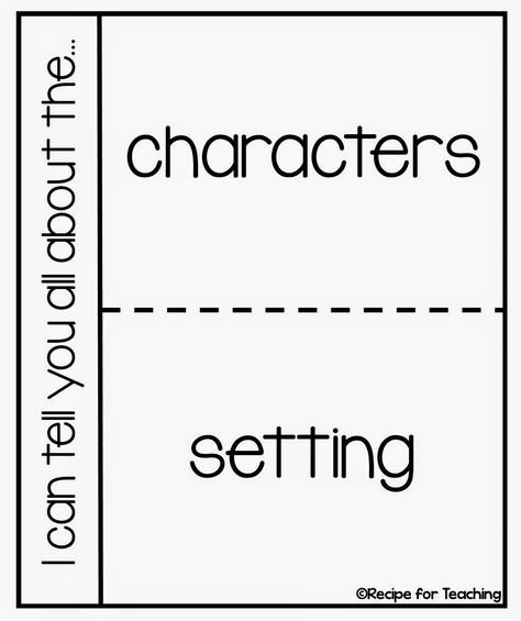 Characters and Setting with a FREEBIE - Recipe for Teaching Setting Anchor Charts, Plot Activities, Ela Stations, Book Links, Curriculum Template, Character Worksheets, 2nd Grade Reading Comprehension, Character Lessons, Character Activities