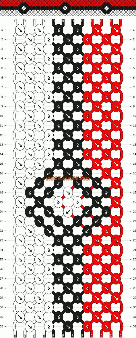 Added by gabryelle on the 23rd of November, 2012 Pokeball Friendship Bracelet Pattern, Pokemon Friendship Bracelet, Macrame Pokemon, Minecraft Friendship Bracelet, Pokemon Bracelet Pattern, Christmas Friendship Bracelets Patterns, Pokemon Friendship Bracelet Patterns, Pokemon Bracelet, Diy Friendship Bracelet