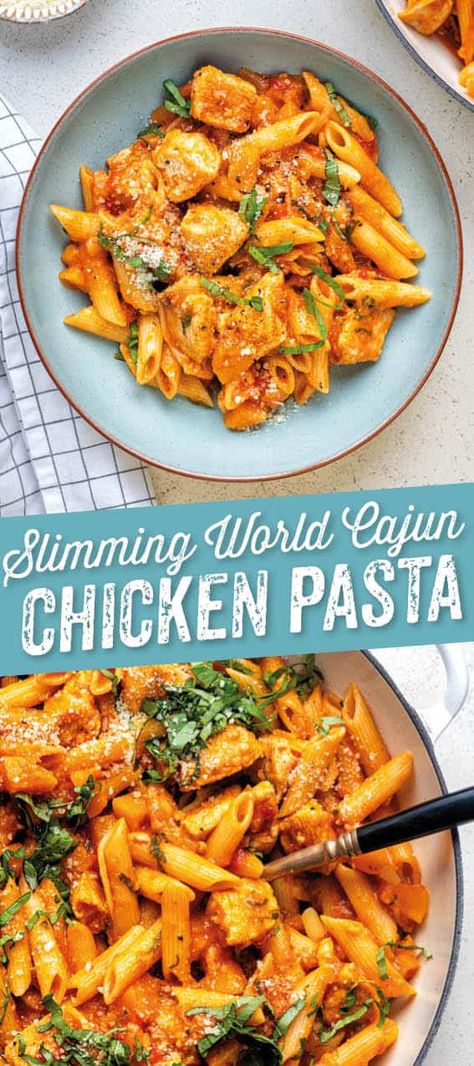 Slimmers World Recipes, Ideas Para La Cena, Cajun Chicken Pasta Recipes, Pudding Chia, Hamburger Stew, Pastas Recipes, Chicken Pasta Recipes Healthy, Easy Hamburger, Chicken Pasta Bake