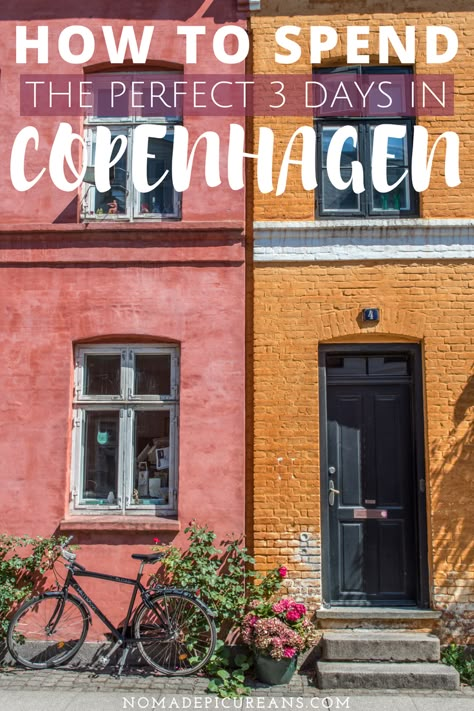 Planning on spending 3 days in Copenhagen? Pin our local's guide to Copenhagen for getting the most out of your visit. Includes hidden gems and practical tips. #travel #denmark #copenhagen 3 Days In Copenhagen, Copenhagen Hidden Gems, Copenhagen Denmark Summer, Copenhagen Denmark Fashion, Copenhagen Visit, Copenhagen Guide, Copenhagen Trip, Europe Planning, Christiania Copenhagen