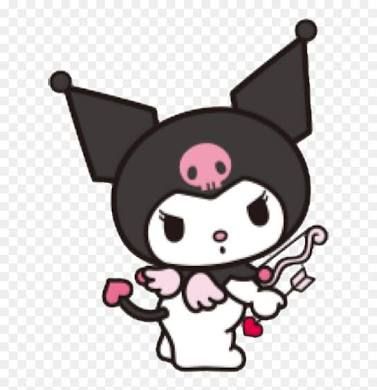 Cartoon Character, Hello Kitty, Kitty, Anime, Pink, Black