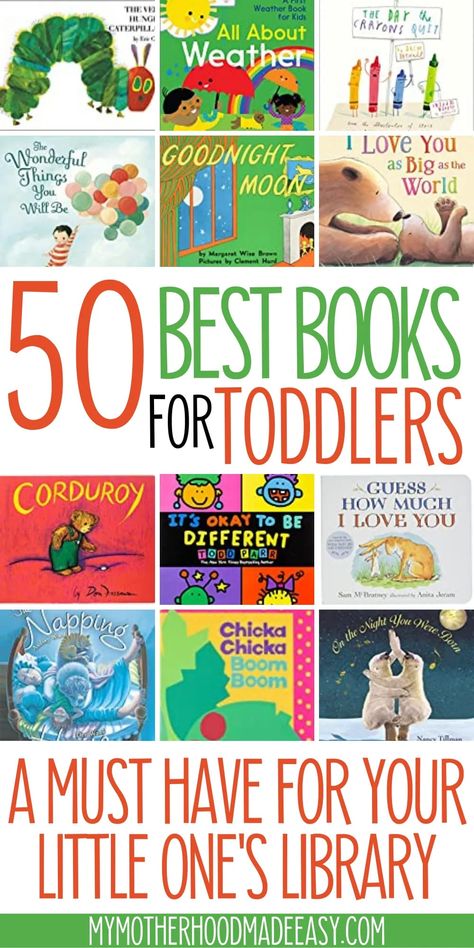 Best Books For Toddlers, Best Toddler Books, 100 Best Books, Books For Toddlers, Margaret Wise Brown, Preschool Books, The Best Books, Toddler Books, Child Care