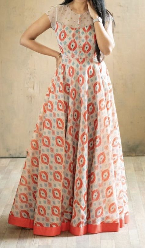 Stitching Dresses Ideas, Cotton Long Frocks For Women, New Long Frock Models, Stitched Dress Design, Latest Long Frock Designs, Ladies Frock Design, Long Frocks For Women, Frocks For Women, Long Frocks For Girls