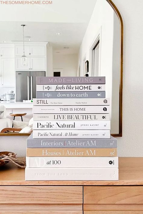 Interiors Atelier Am Book, Giant Coffee Table Books, Best Neutral Coffee Table Books, Interior Design Coffee Table Books, Neutral Coffee Table Books, Minimalista Book, Diy Coffee Table Books, Books Living Room, Neutral Coffee Table