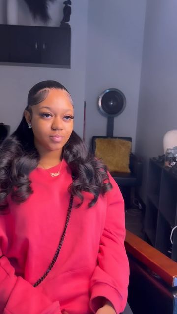 Short Half Up Half Down Quick Weave, Birthday Hairstyle, Short Curly Weave, Curly Half Up Half Down, Half Up Half Down Short Hair, Competition Hair, Weave Ponytail Hairstyles, Sleek Ponytail Hairstyles, Weave Styles