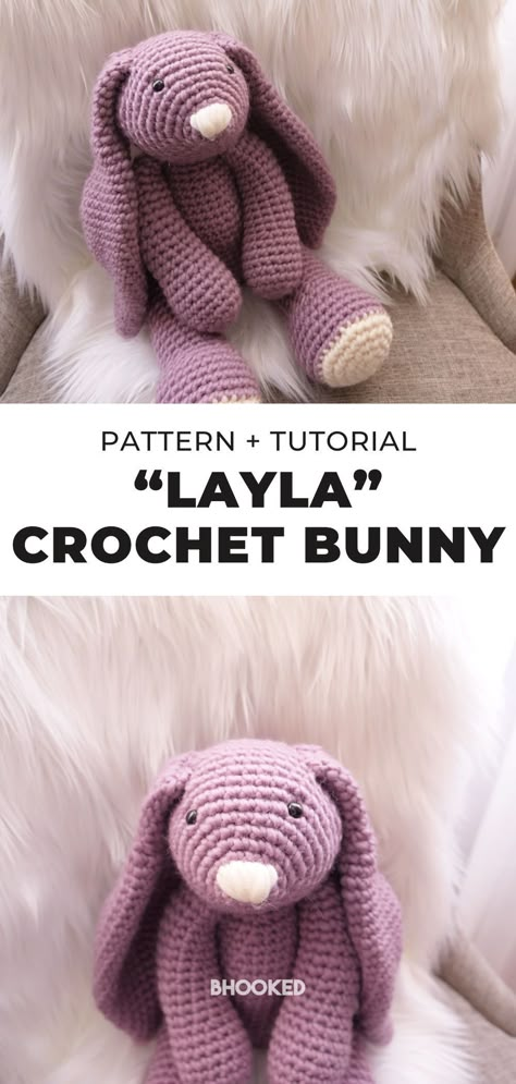 Create an adorable, soft, and cuddly bunny perfect for bringing joy and comfort to your loved ones.  #BHooked #Crochet #HowToCrochet #CrochetPattern #CrochetTutorial Bunny Crochet Pattern Free, Bunny Crochet Pattern, Crochet Sheep, Pom Pom Maker, Crochet Bunny Pattern, Amigurumi Bunny, Bunny Crochet, Bunny Pattern, Adorable Crochet