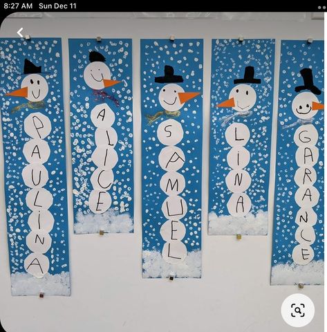 Kindy Christmas Craft, Winter Wonderland Kindergarten, Pre K Art, Senior Infants, Xmas Activities, Høstaktiviteter For Barn, Infant Art, Weekly Themes, Winter Crafts Preschool