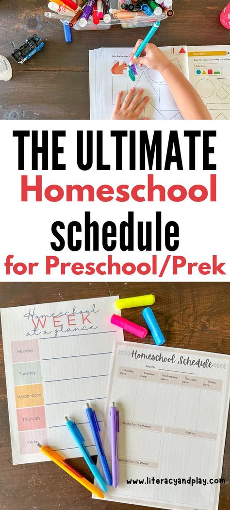 Preschool Homeschool Schedule that will change your life! After a year trying to figure out how to create a great simple routine. I FINALLY found the BEST schedule you can create for your preschool at home. Homeschooling Schedule, Relaxed Homeschooling, Charlotte Mason Homeschool, Preschool Schedule, Homeschool Routine, Group Hug, Family Schedule, Preschool Homeschool, How To Start Homeschooling