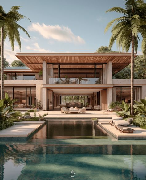 LOCATION: MIAMI BEACH, FLORIDA, US. YEAR: 2023. AREA: 2800 SQ FT. (260 M2) Miami Modern House Exterior, Modern Miami House, Miami Modern Architecture, Beach Villa Exterior, Contemporary Beach House Exterior, Modern Beach Mansion, Beach Hotel Architecture, Modern Beach House Exterior, Beach House Mansion