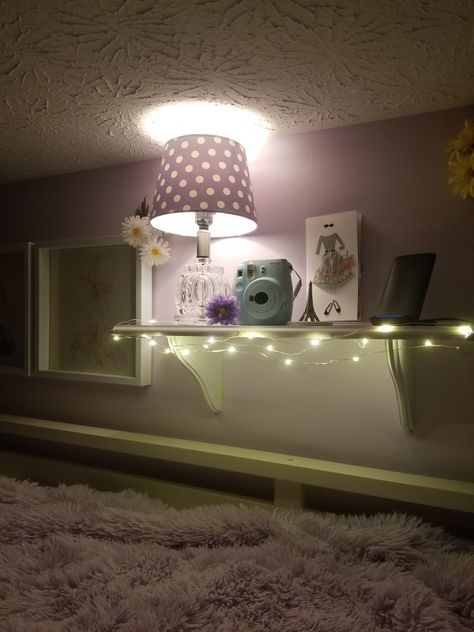 Cozy Under Loft Bed Ideas, Shelf For Loft Bed, Night Stand For Bunk Bed, Loft Bed Accessories Ideas, Accessories For Bunk Beds, Under Bed Hideout Ideas, Loft Bed Shelf Night Stands, Loft Bed Night Stand Ideas, Loft Bed Lighting Ideas