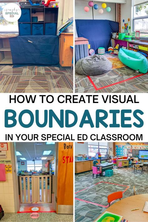 Classroom Zones Ideas, Classroom Work Stations, Classroom For Special Needs Ideas, Special Need Classroom Ideas, Low Incidence Classroom Setup, Severe And Profound Classroom Set Up, Special Ed Prek Classroom, Cute Special Education Classroom, Kindergarten Special Ed Activities