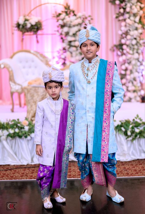 Dothi Function For Boys, Dhoti Design, Dhoti Mens, Baby Boy Ethnic Wear, Traditional Dress For Boy, Wedding Dress For Boys, Dhoti Function, Father Son Matching Outfits, Dhoti Dress