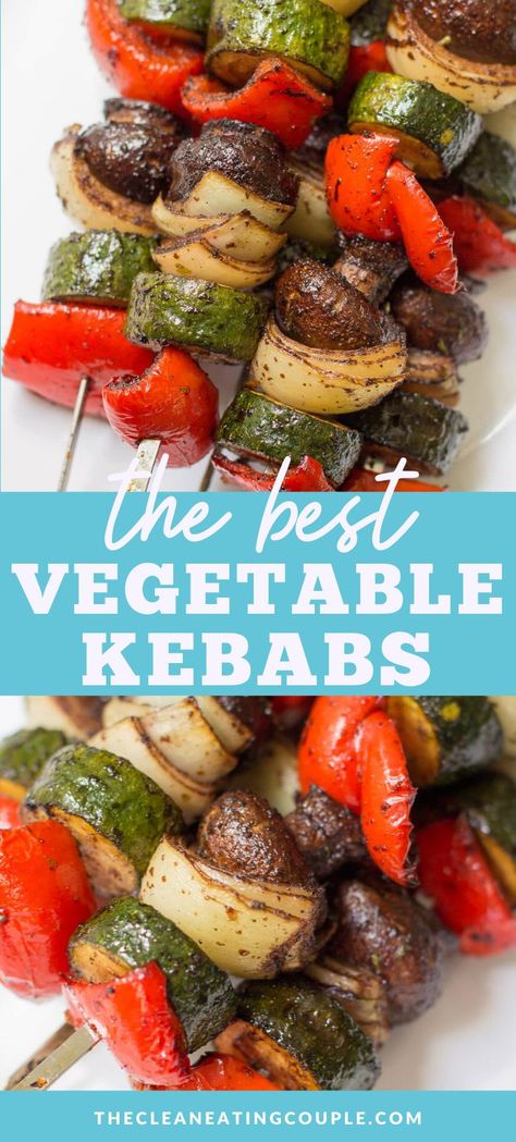 Veg Kebabs Skewers, Vegetable Screwers, Veggie Skewers Oven, Marinated Veggie Kabobs, Bbq Vegetable Skewers, Vegetarian Skewers Bbq, Vegetarian Kabobs On The Grill, Veggie Kabobs Marinade, Vegetable Skewers Oven