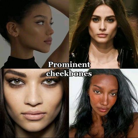 High Cheekbones Women Round Face, High Prominent Cheekbones, How To Get Sharp Cheekbones, Types Of Cheekbones, High Vs Low Cheekbones, Hollow Cheeks Women, Cheekbones Aesthetic, High Cheekbones Women, High Cheekbones Aesthetic