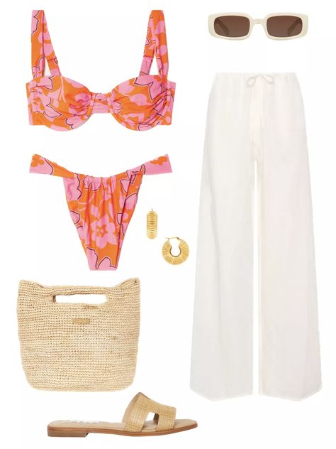 Florida Vacation Outfits, Cabo Outfits, Bahamas Outfit, Beach Trip Outfits, Chic Resort Wear, Tropical Vacation Outfits, Holiday Outfits Summer, Outfits For Mexico, Flowy Dresses