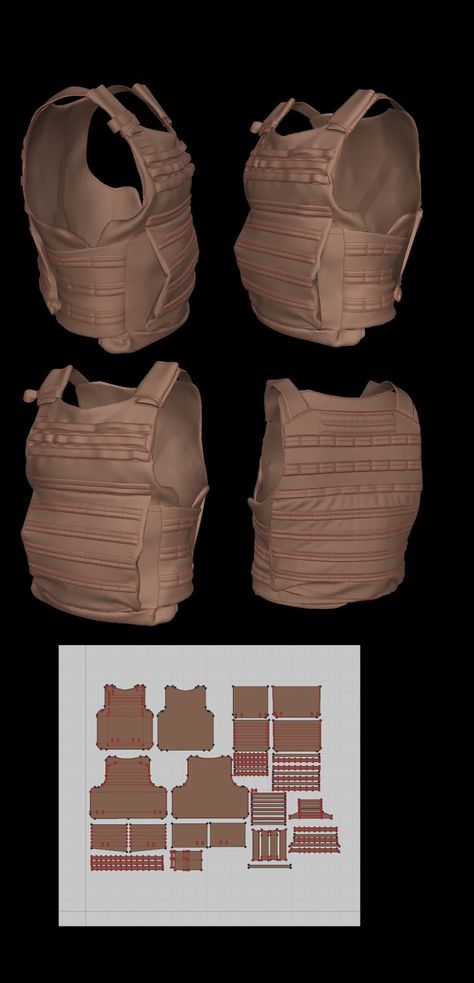 Tactical Gear Fashion, Clo3d Patterns, Designer Clothing Patterns, Fleece Sewing Projects, Bulletproof Vest, Combat Clothes, Zbrush Character, Vest Sewing Pattern, Super Suit