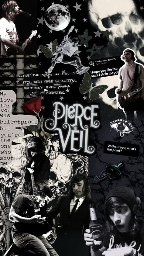 #piercetheveil #vicfuentes #ptv Pirce The Veil Wallpapers, Pierce The Veil Laptop Wallpaper, Ptv Wallpaper Aesthetic, Get Scared Band Wallpaper, Pierce The Veil Lockscreen, King For A Day Pierce The Veil, Ptv Lockscreen, Pierce The Veil Background, Emo Bands Wallpaper