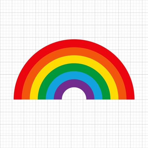 Cut Shirt Designs, Rainbow Svg, Rainbow Clipart, Svg Images, Image Svg, Art Rainbow, Svg Designs, Silhouette Svg, Silhouette Cut