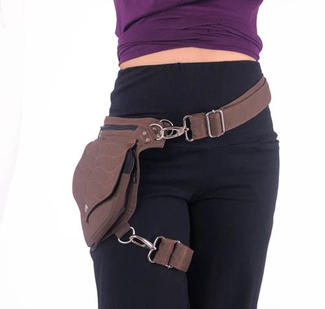 Thigh Holster Bag, Elven Fairy, Steampunk Belt, Thigh Holster, Thigh Belt, Thigh Bag, Festival Belt, Holster Bag, Leg Straps