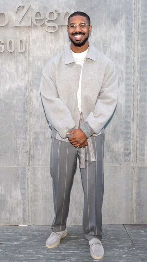 Mens 2023 Street Fashion, Mens Paris Outfits Summer, Michael B Jordan Street Style, Michael B Jordan Style Fashion, Michael B Jordan Style Casual, Michael B Jordan Outfits Casual, Michael B Jordan Outfits Fashion Styles, Micheal B Jordan Outfit Casual, Micheal B Jordan Outfit